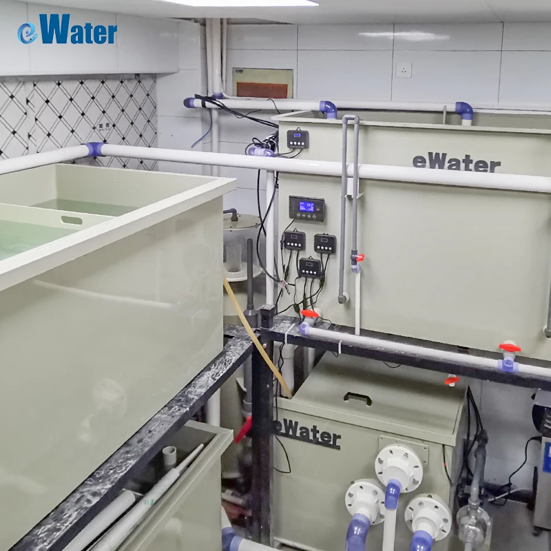 eWater Live Lobster Low Temperature Stocking Farming Tank,Live Fish Holding System Indoor Fish Farming for Mini RAS System