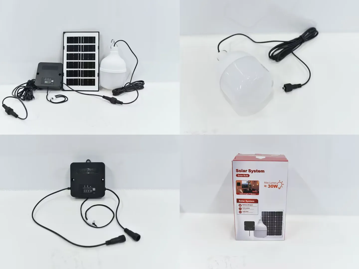 White Warm 3w 6w 15w All in One Control Lamp Led Solar Rechargeable Remote Control Security Light