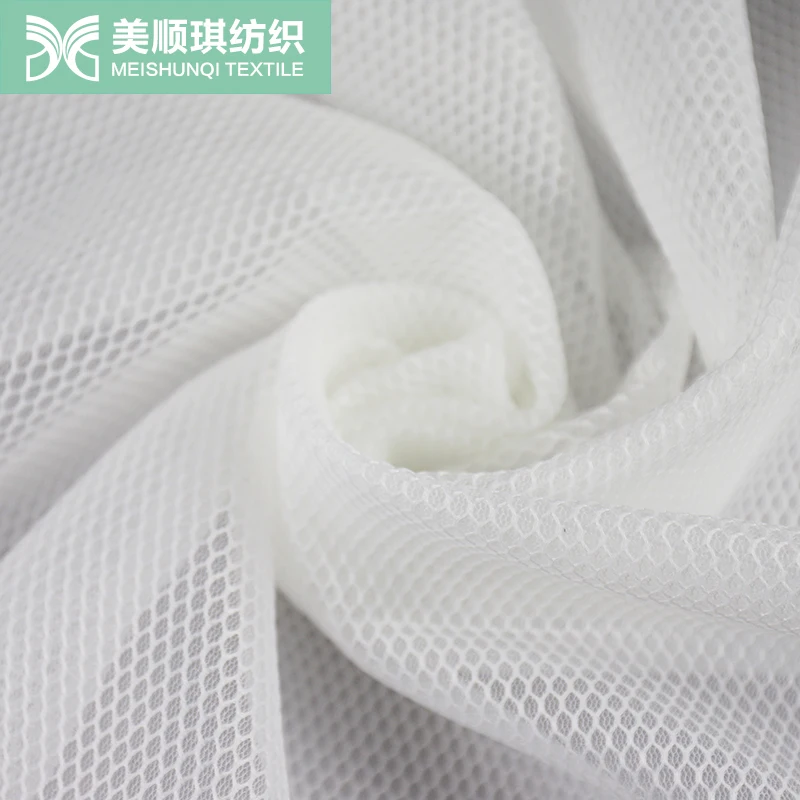 1-2mm thin Manufacturer 100% Polyester Mesh Lining Fabric Sports Mesh Fabric