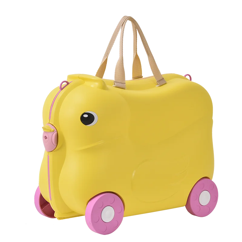 Children School Suitcase PP High Quality Fashion Ride on Travel 19 inch kids luggage Cute Unisex Trolley School Bag