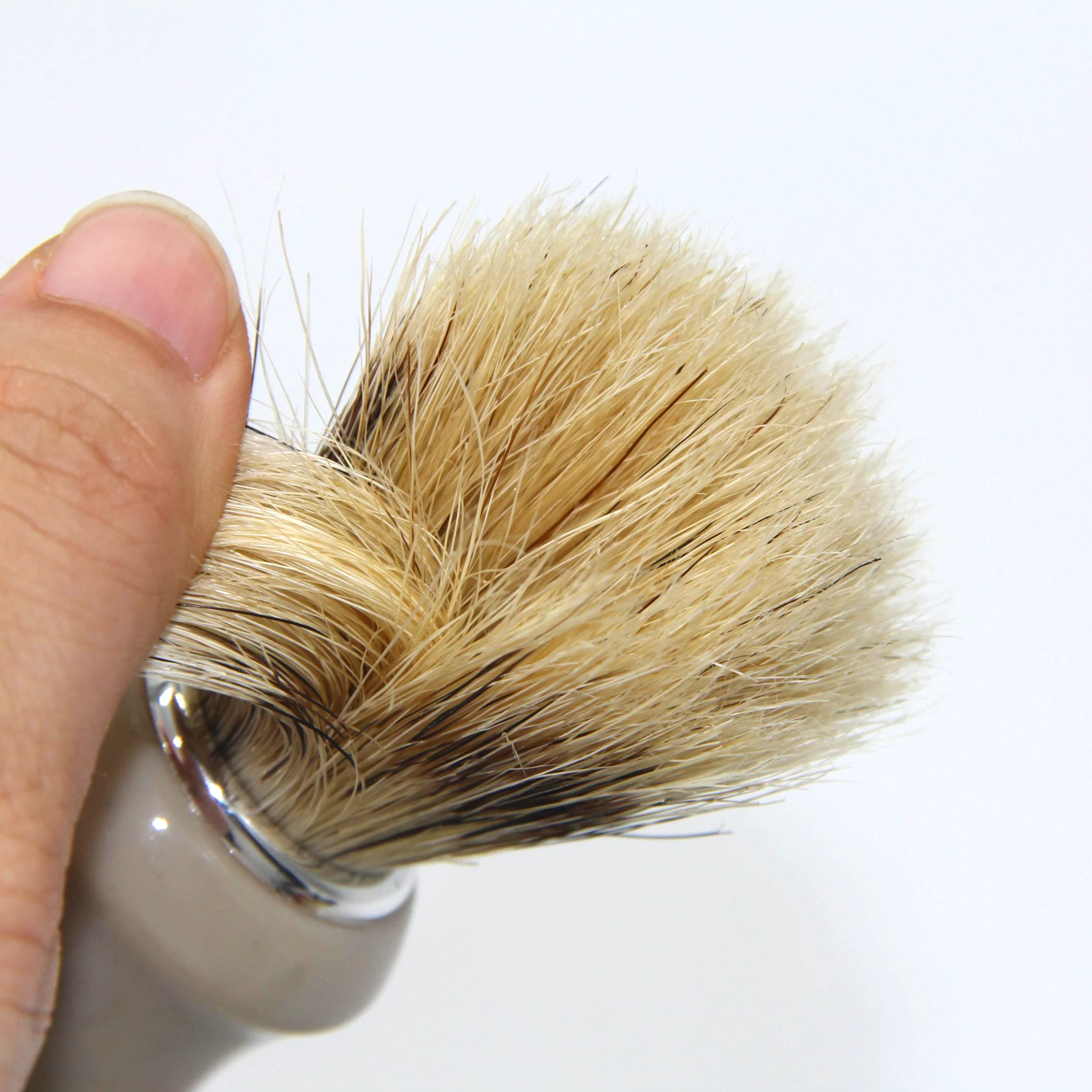 Индивидуальный Логотип, рекламная Высококачественная Мужская щетка для бритья бороды, щетина свиного кабана