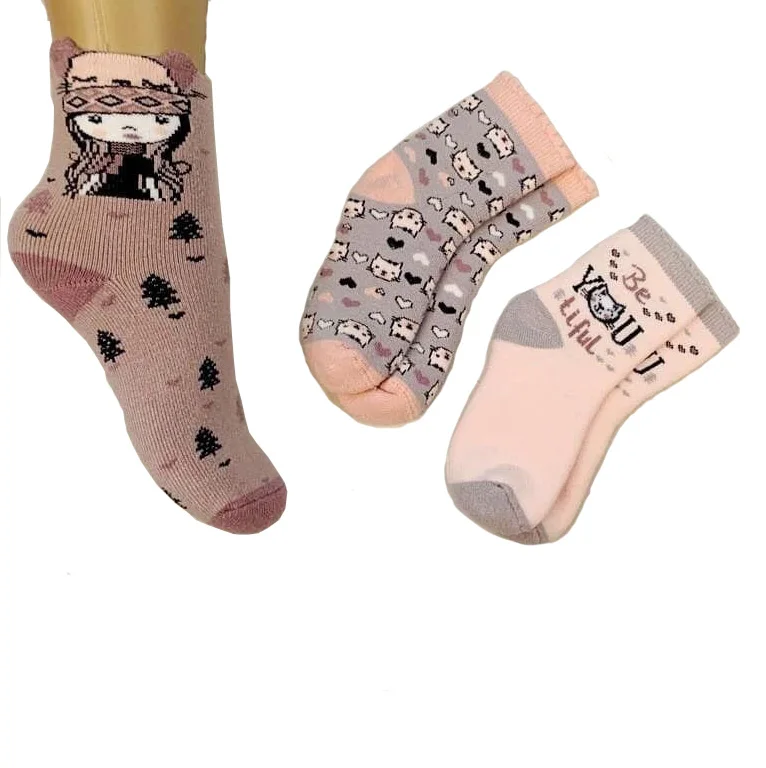 Custom Color Size Soft Hand Feeling Healthy Material Funny infant bamboo baby socks