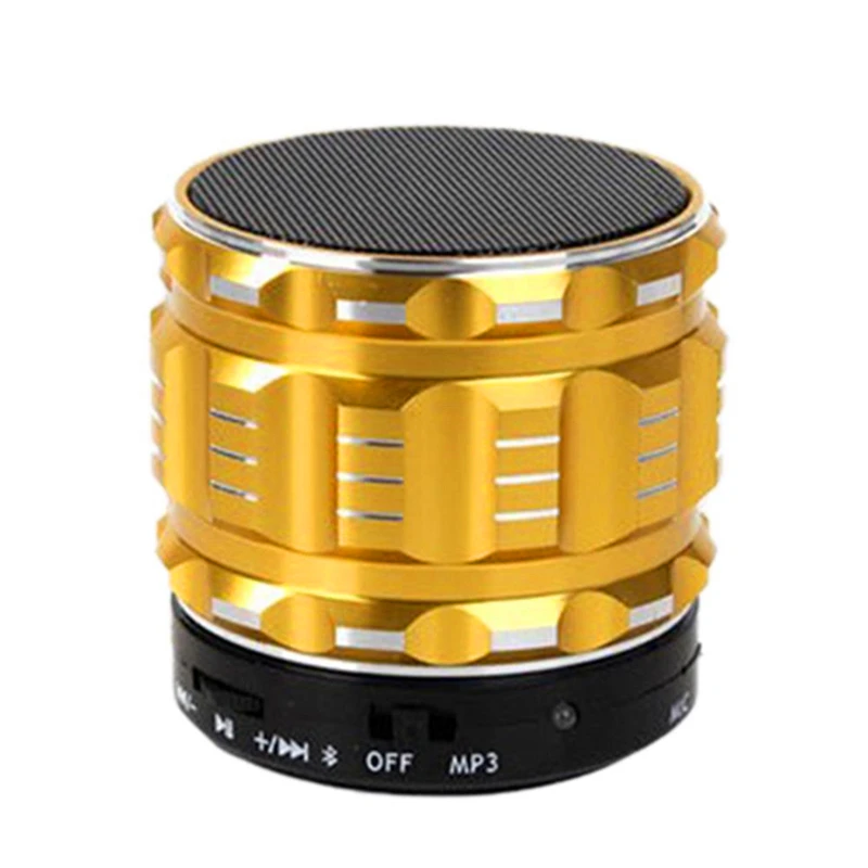 Высококачественная портативная bluetooth-Колонка S28 Mini, металлическая Беспроводная мини-колонка с Bluetooth для мобильных телефонов и планшетов