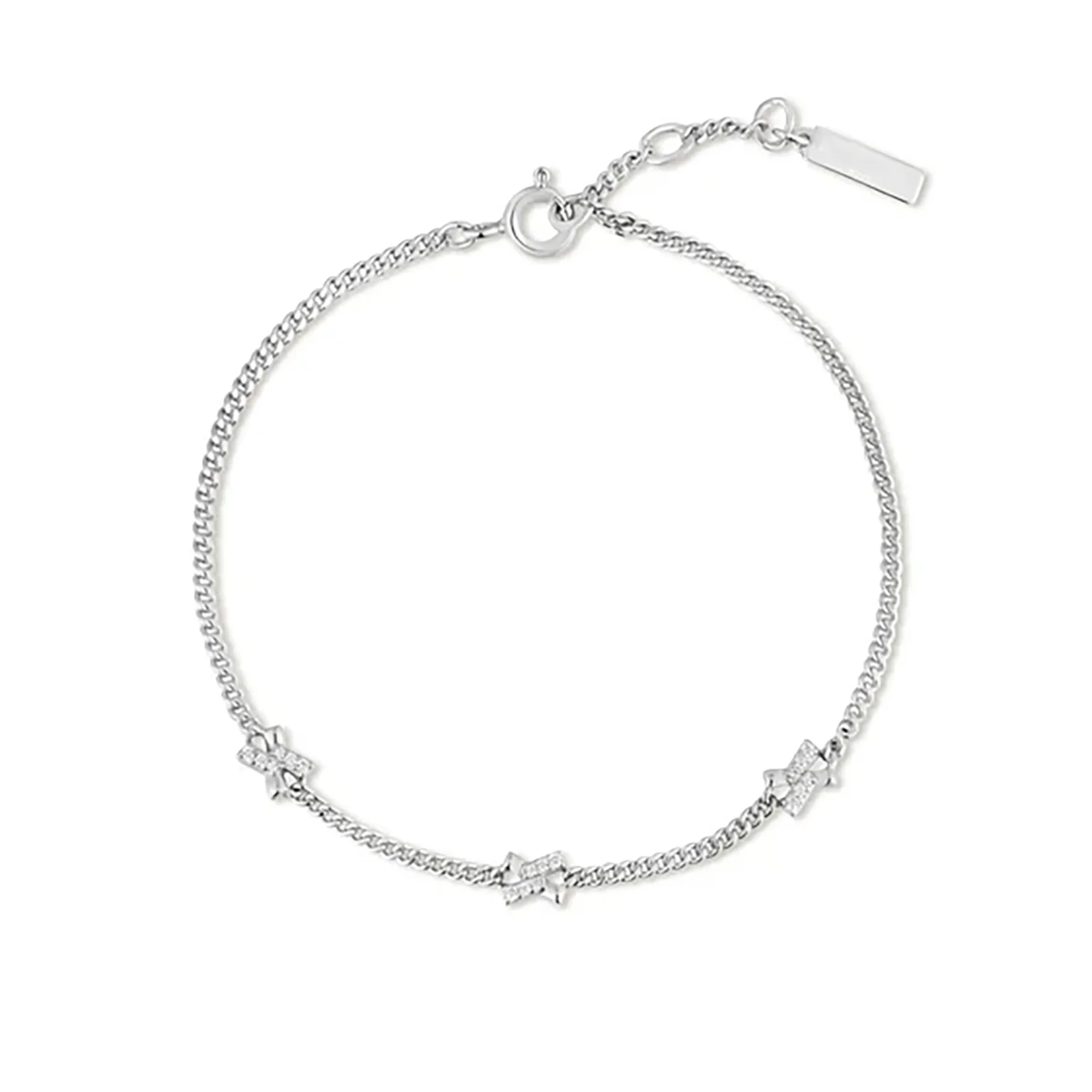 FUAMAY Zirconia Bracelet for Women birthday gift 925 Sterling Silver gold Plated Wedding fine Quality Jewelry