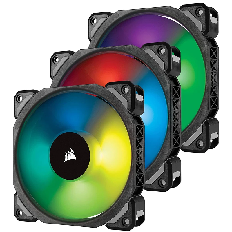 Corsair ML120 PRO 120mm Premium Magnetic Levitation RGB LED PWM Fan with Lighting