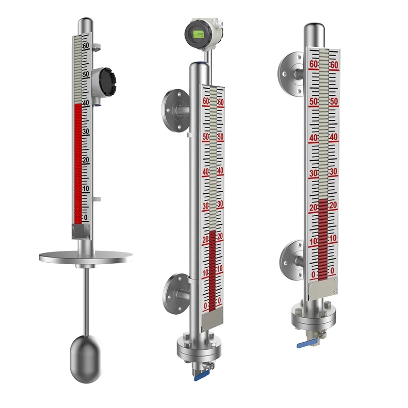 Factory Direct Magnetic Float Level Transmitter Liquid Level Gauge For Water Level Probe