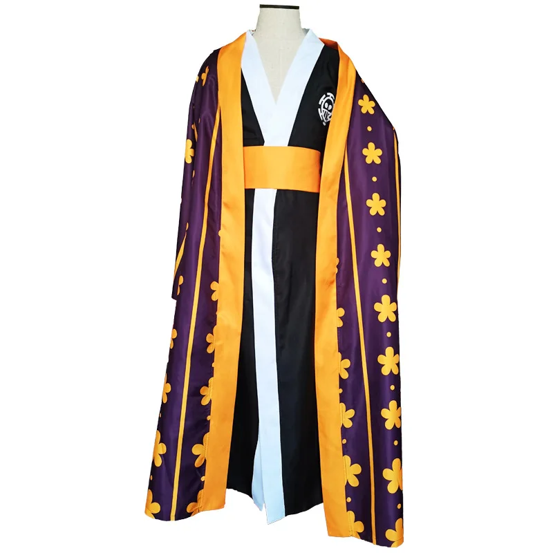 One Piece And Zhiguo Same Style Trafalgar Law Cosplay Kimono Japanese Anime Show Performance Costumes