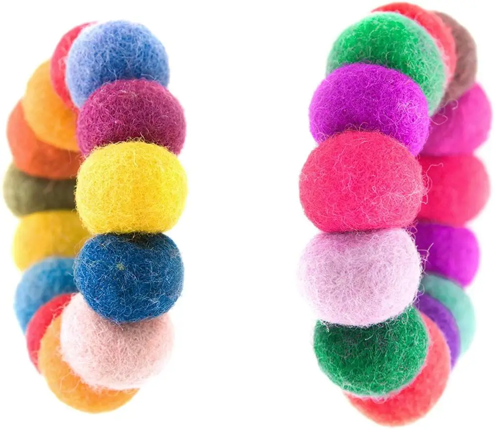 For Laundry Washing Machine Balls Amazon Felt 100% Wool Black Custom Set Oem Felt Organic home decoration