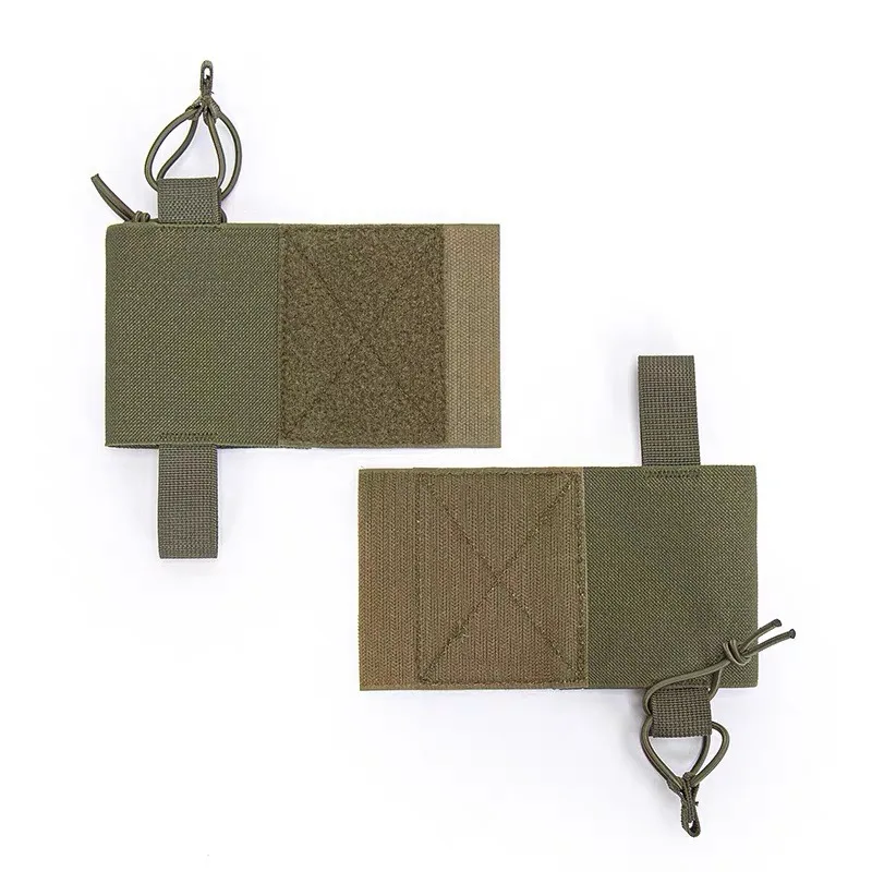 wholesale custom 2PCS Tactical Side Radio Bag Set Elastic Walkie-Talkie Carrier Tactical Radio Pouch For Tactical Vest