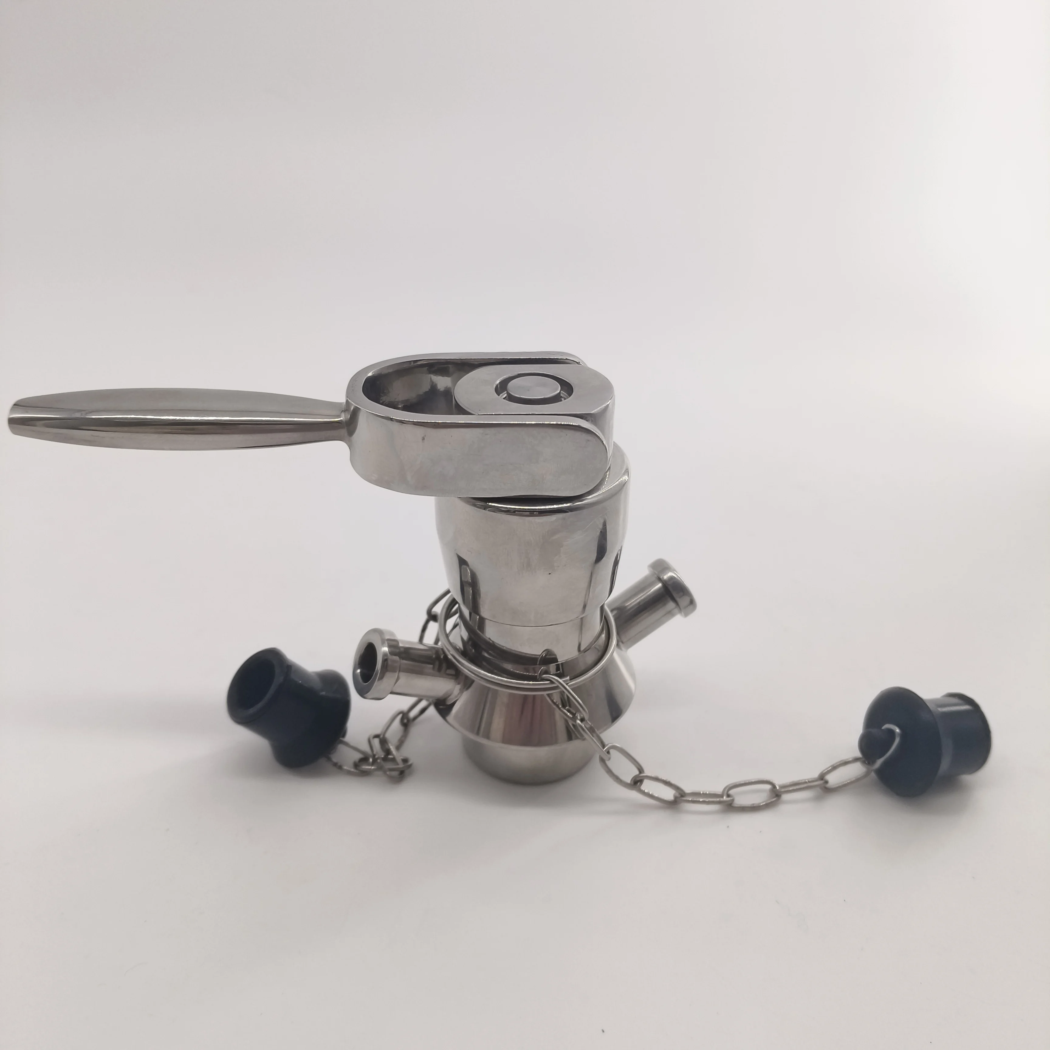 Aseptic Auto Reset Clamp Brewing Sample Valve Aseptic Sampling Valve Automatic Reset Stainless Steel Water Diaphragm