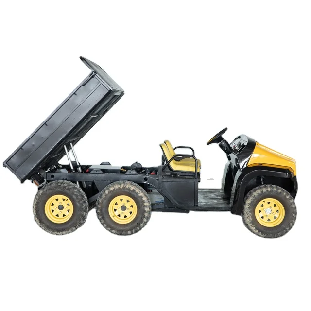 Mini dumper ATV electric transport cart with trailer for agriculture