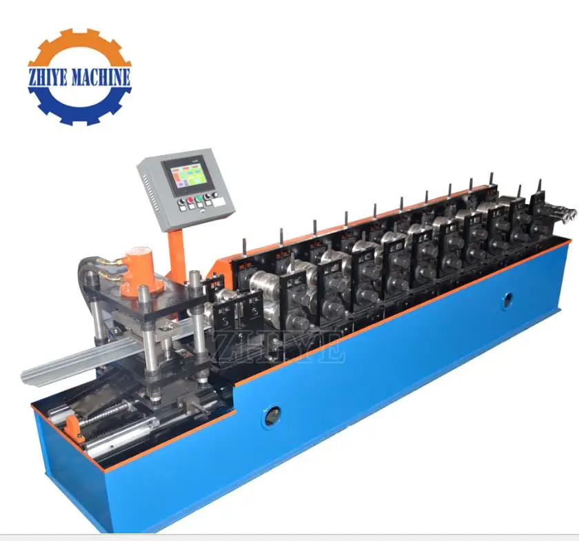 Metal Building Construction Palisade Decorative Steel Fence Panel Roll Forming Machine  Fencing Cold Forming Machine