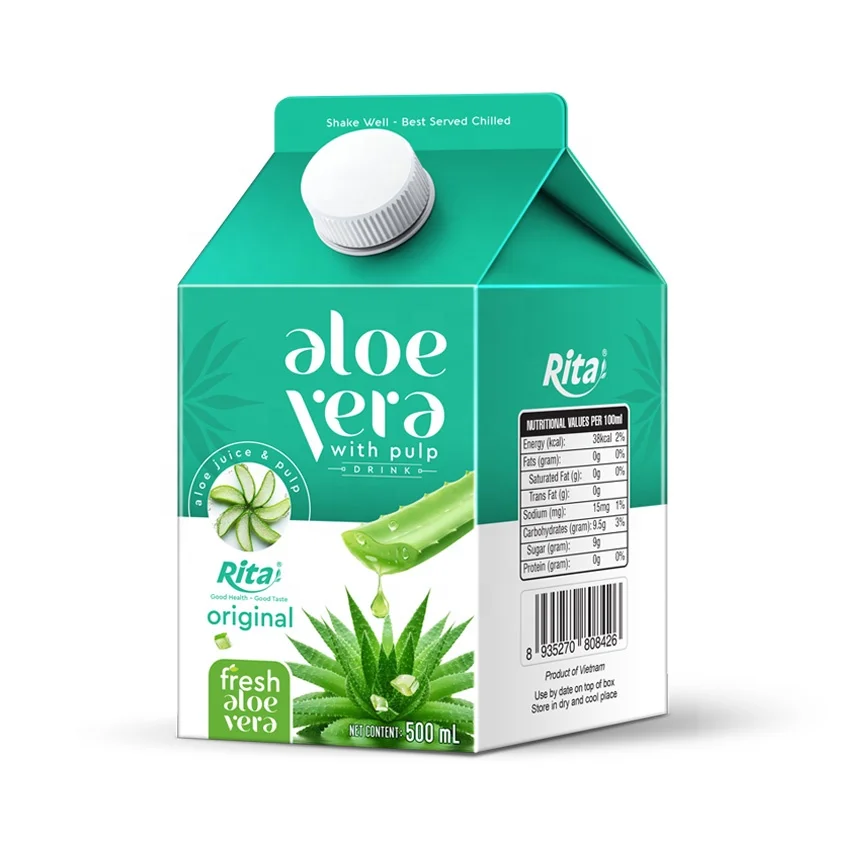 Вьетнамские производственные компании, Лидер продаж, полезный напиток, гель алоэ вера для питья, 350 мл, асептический пакетик, натуральный сок алоэ вера