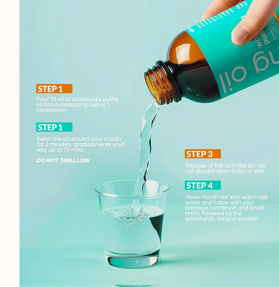 Wholesale Natural Oral Care Mouthwash Private Label Teeth Whitening Coconut Mint Pulling Oil Mouth Wash For Mouth Gum Health