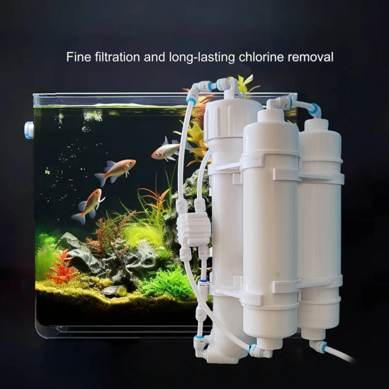 Portable Aquarium RO DI Ionized Water Filter System Machine 100 GPD RO/DI Water Filter