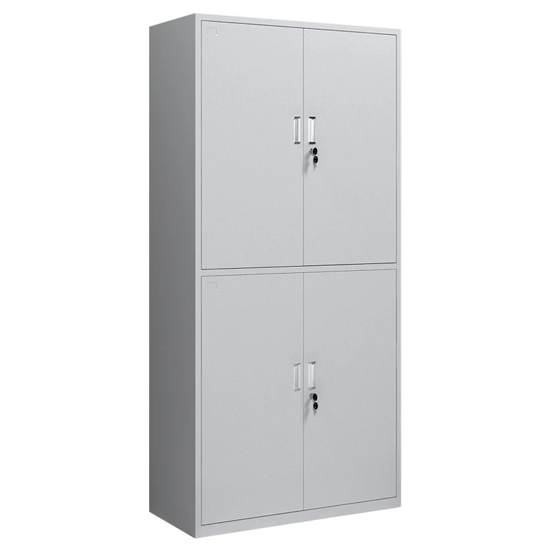 Gray Steel 4 Doors File Cabinet Furniture Steel Modern Movable Office File  Cabinet