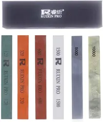 High quality RX-008 Fix Angle Adjustable Knife Sharpener with 6 whetstone for Kitchen