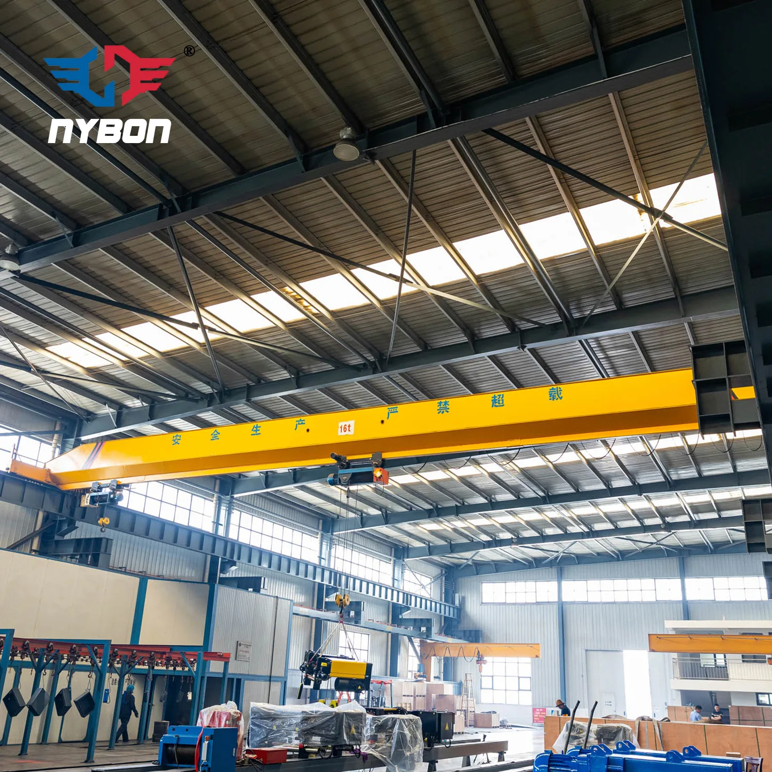 Overhead bridge crane 16 ton capacitor winding overhead bridge crane end carriage with motor