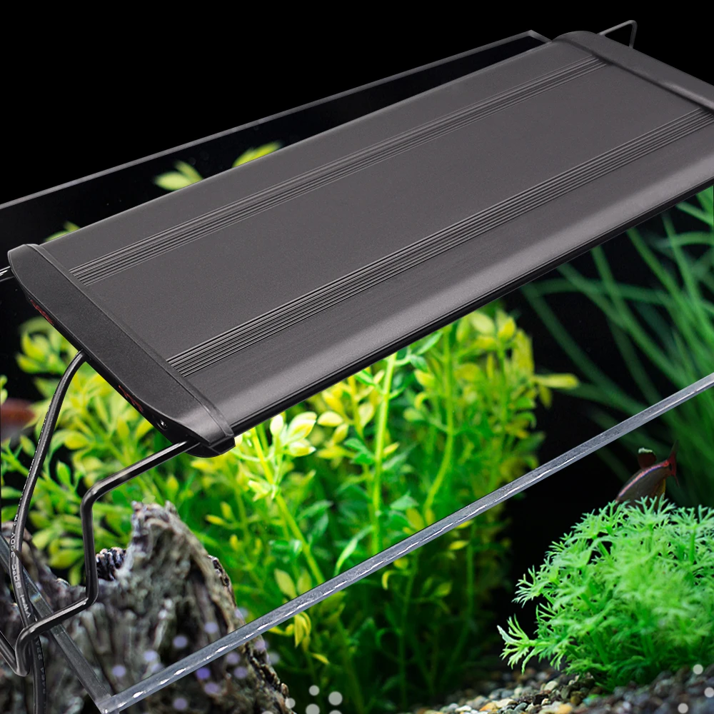 H серии UV RGB 5730 LED лампа 12 Вт 18 26 30 36 46W полный спектр аквариум фон коралловых рифов водоросли с регуляцией яркости