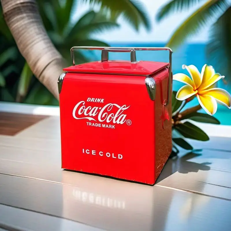 13 Liter Retro Stainless Steel Portable Multi-functional Cold And Warm Dual-Purpose Food And Beverage Insulation Hand Bucket