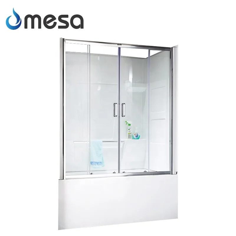 Acrylic bath tub shower stall wall surround panels bathtub kit