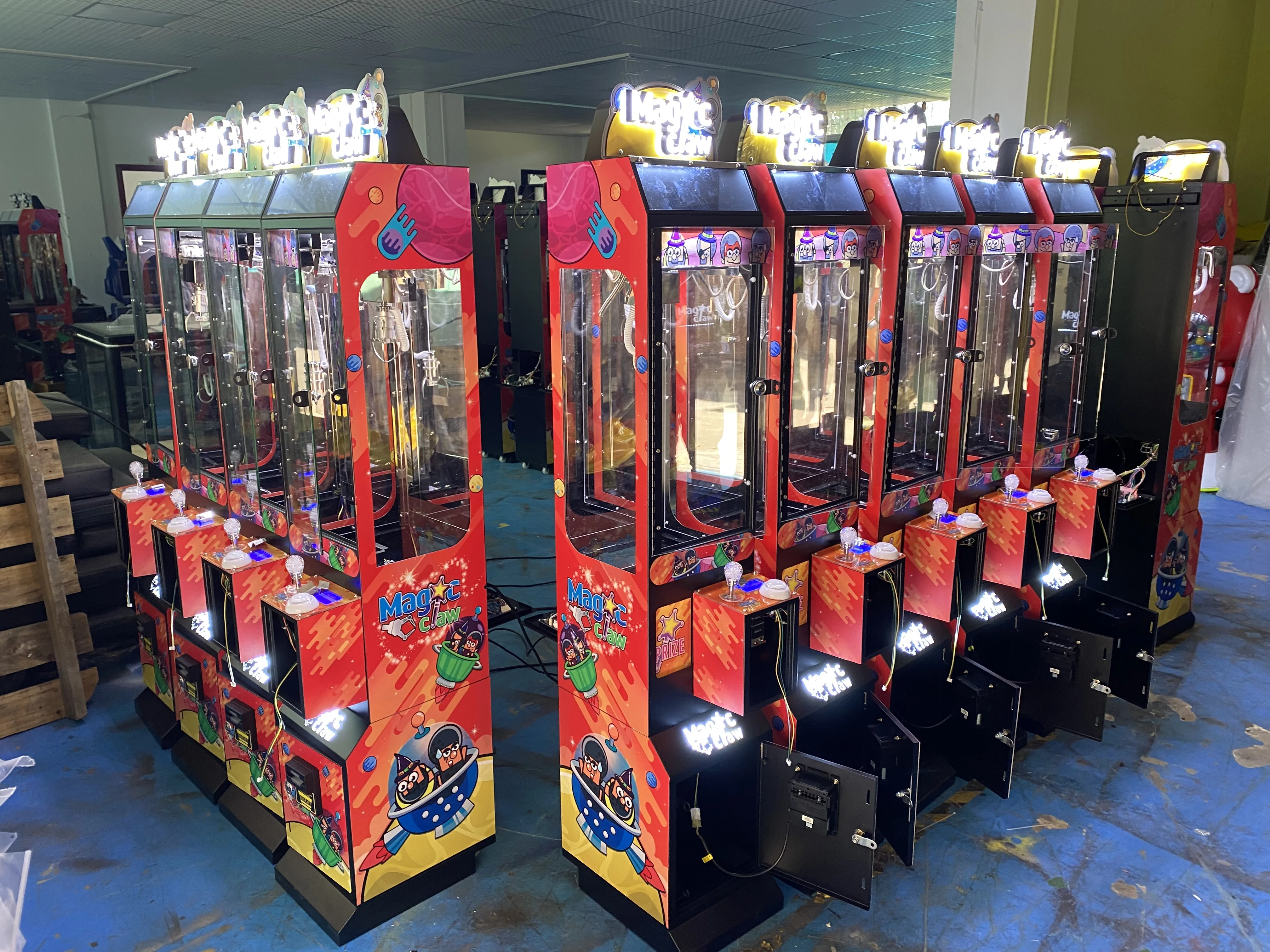 Маленький плюшевый игрушечный кран-коготь машина мини-коготь с шкафчиком 3 5 дюймов Подарочный торговый