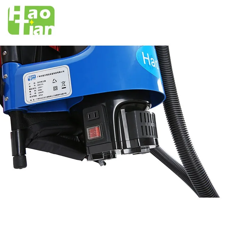 Haotian Wholesale Quality Guaranteed Industrial Ametek Motor Vacuum Back Pack Cleaner , Backpack Electric 220V 5L 1000W Cleaning
