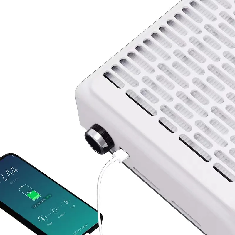 OEM 100w Strong Nail Dust Collector Professional Nails Vacuum Cleaner Manicure Powerful Suction Dusts Extractor Nail Art Salon