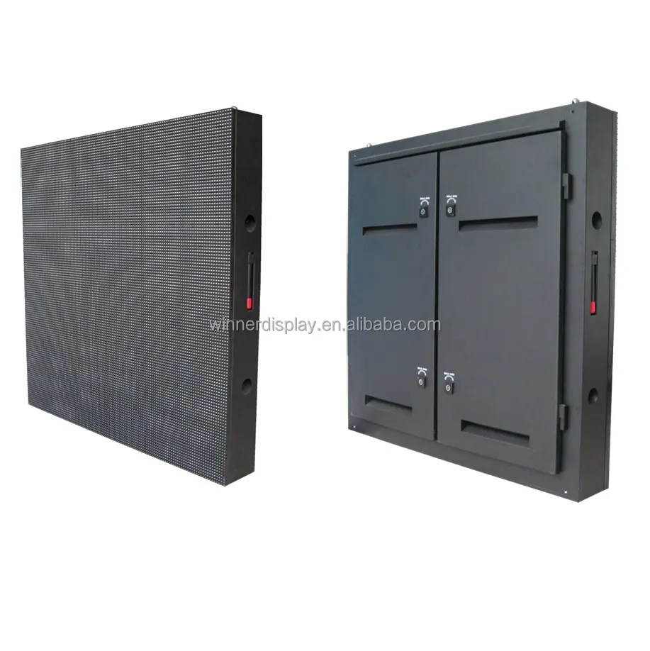 Factory P10 Easy Installation LED Screens Commercial Advertising Bill Boarding P10 SMD Outdoor LED Display 1/2 scan high fresh