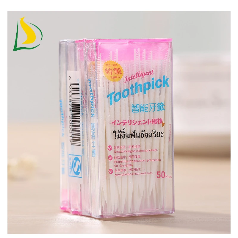 Low Price Sterile Floss Dental Interdental Brush Mint Toothpick Plastic Wholesale Manufacturer Print Accessories OEM Customized