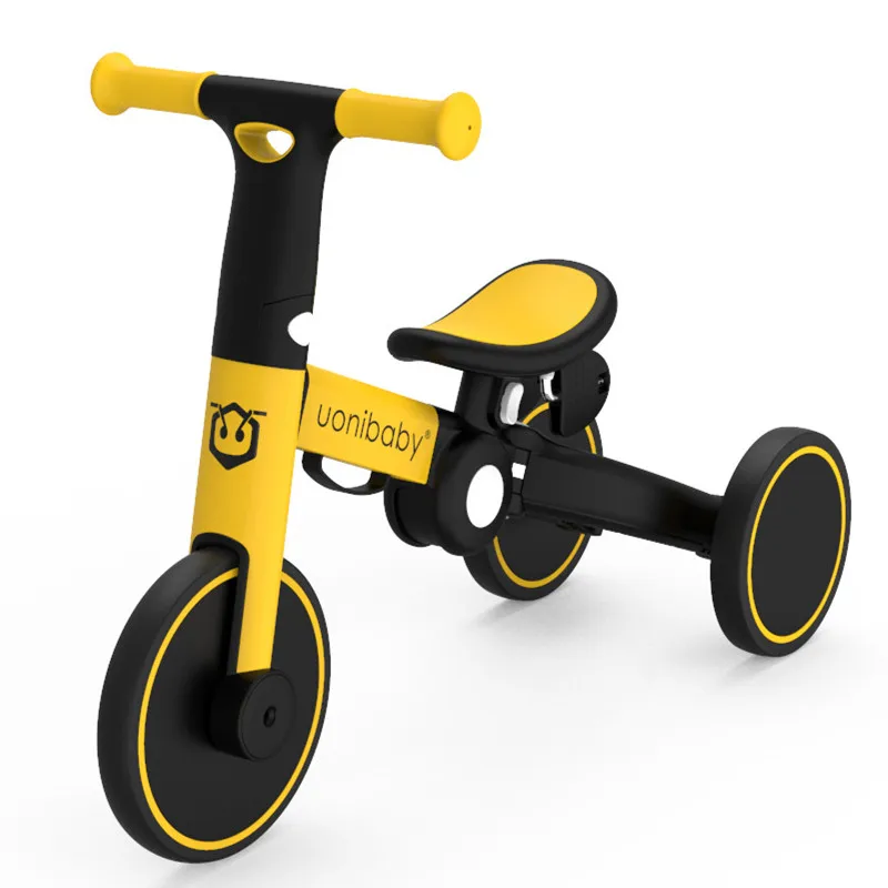 Детский балансировочный велосипед, скутер для детей 1-3-5 лет, складной детский велосипед «Три в одном»