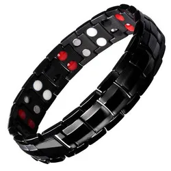 Healthcare Germanium Negative Stainless Bio Magnetic Bracelet Pain Relief Energy Bracelet
