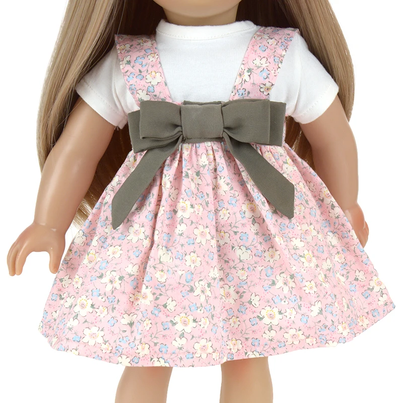 Ткань ручной работы dolls18 дюймовая Одежда для кукол американской