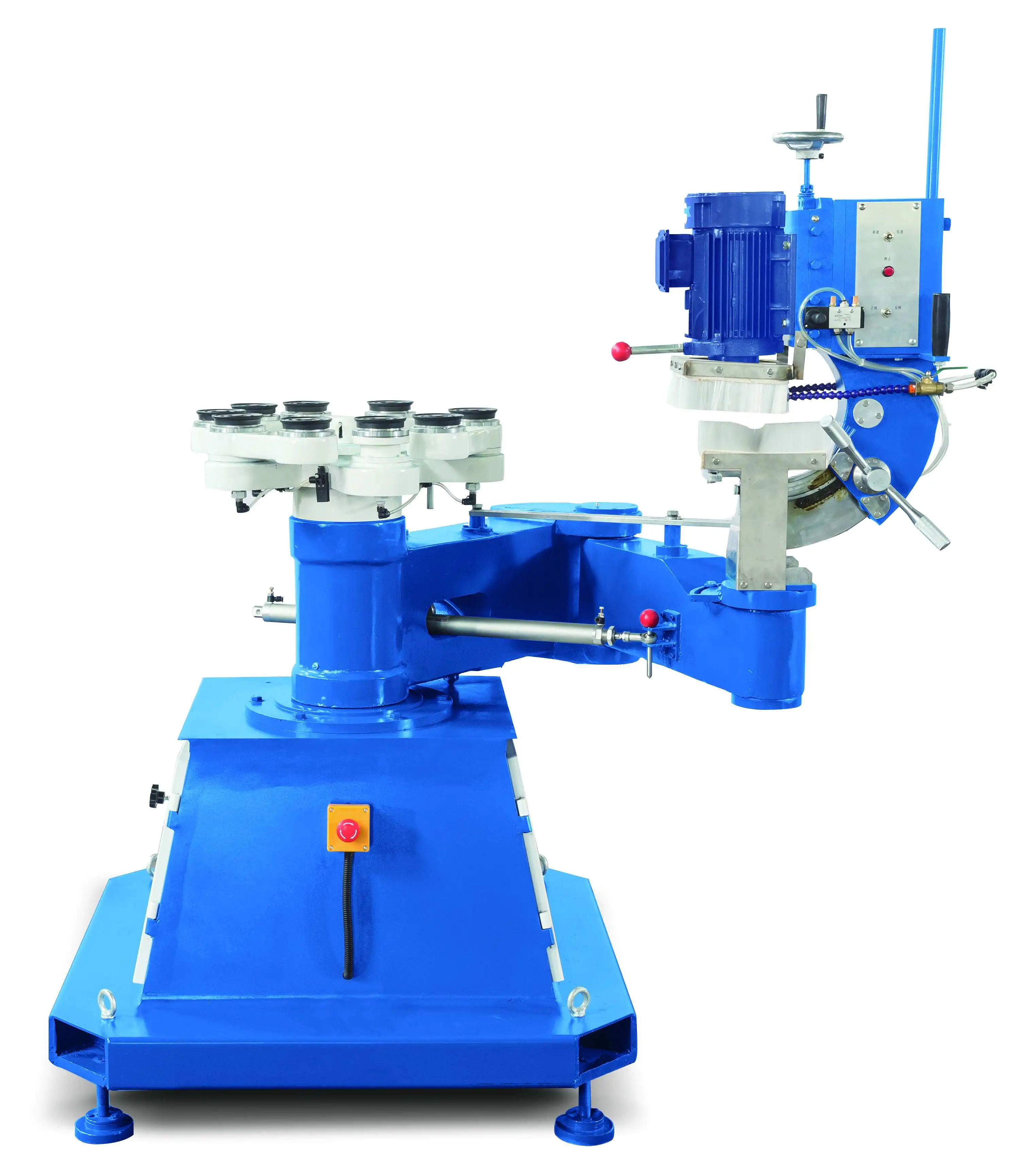 HIgh quality glass edging polishing machine for irregular shaped round oval line