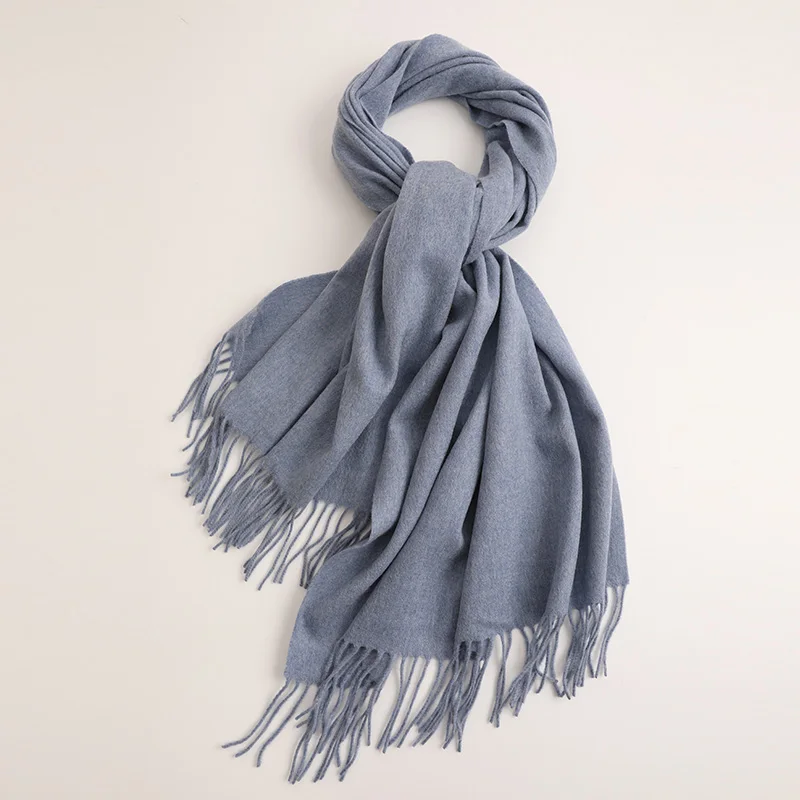 Inner Mongolia Manufacturer Wholesale Clearance Sale 100% Lambs Wool Winter Scarf  Ready to Ship Ladies Scarves Shawl