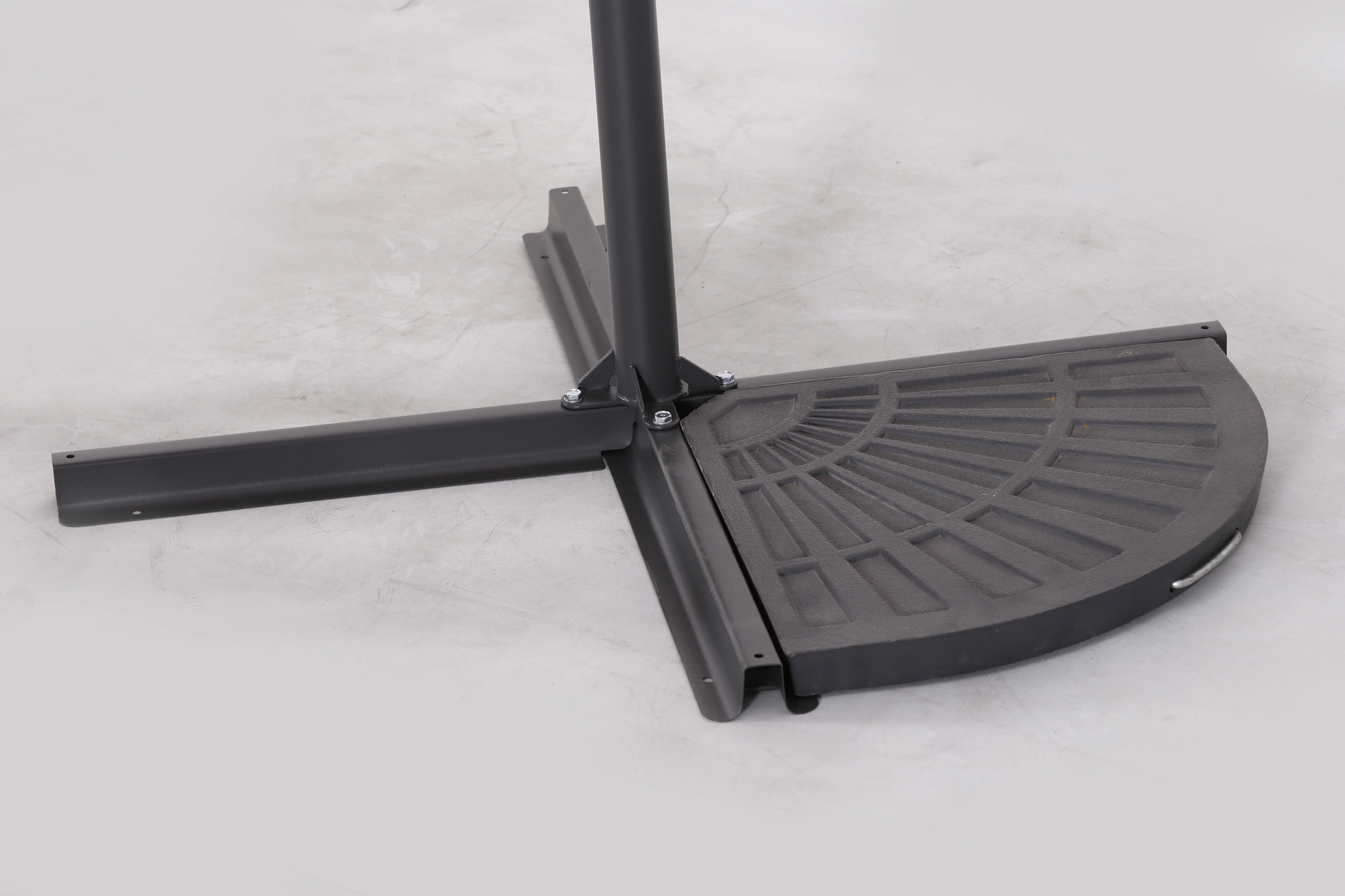 10ft / 3M Round Matt Anodizing Outdoor Furniture Beach Umbrella 3X3 With Umbrella