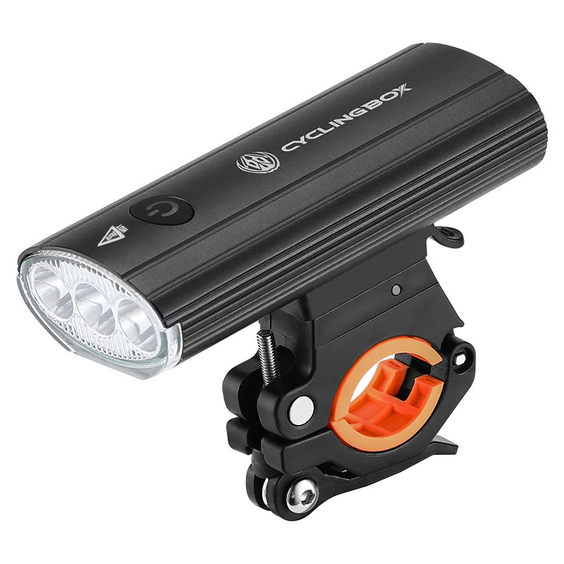 New Style Night Riding 3 Lamp Front Light IPX5 Level Waterproof Rechargeable Power Bank Bicycle Headlight Cycling Front Lamp