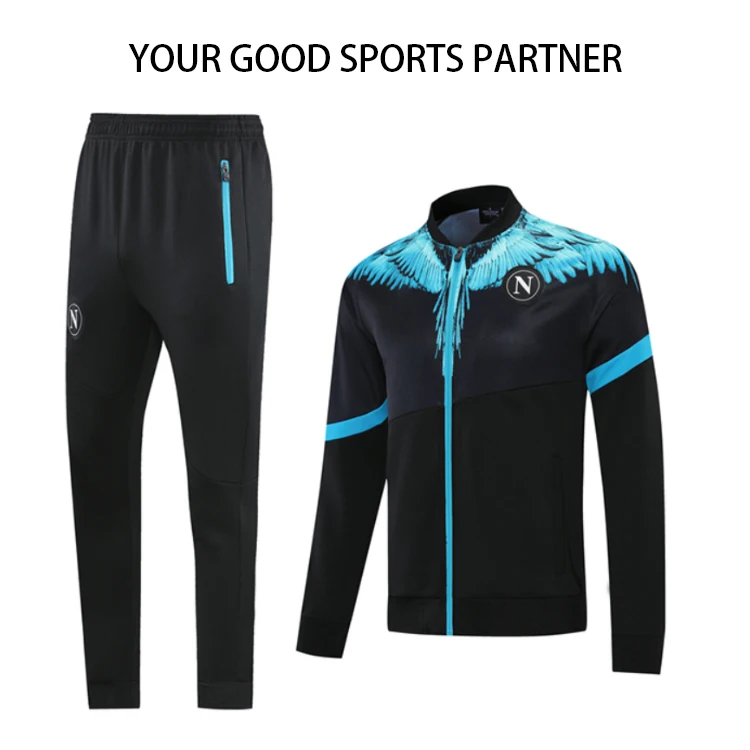 High Quality Team Training Sweater Suit Factory Men Football Track Suit Soccer