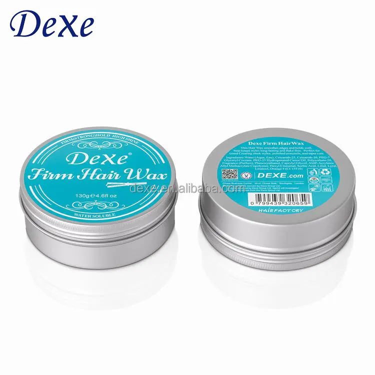 Dexe Private Label Unisex Styling Hair Wax For All Hair Types Strong Styling No Flat Hair Accept OEM ODM