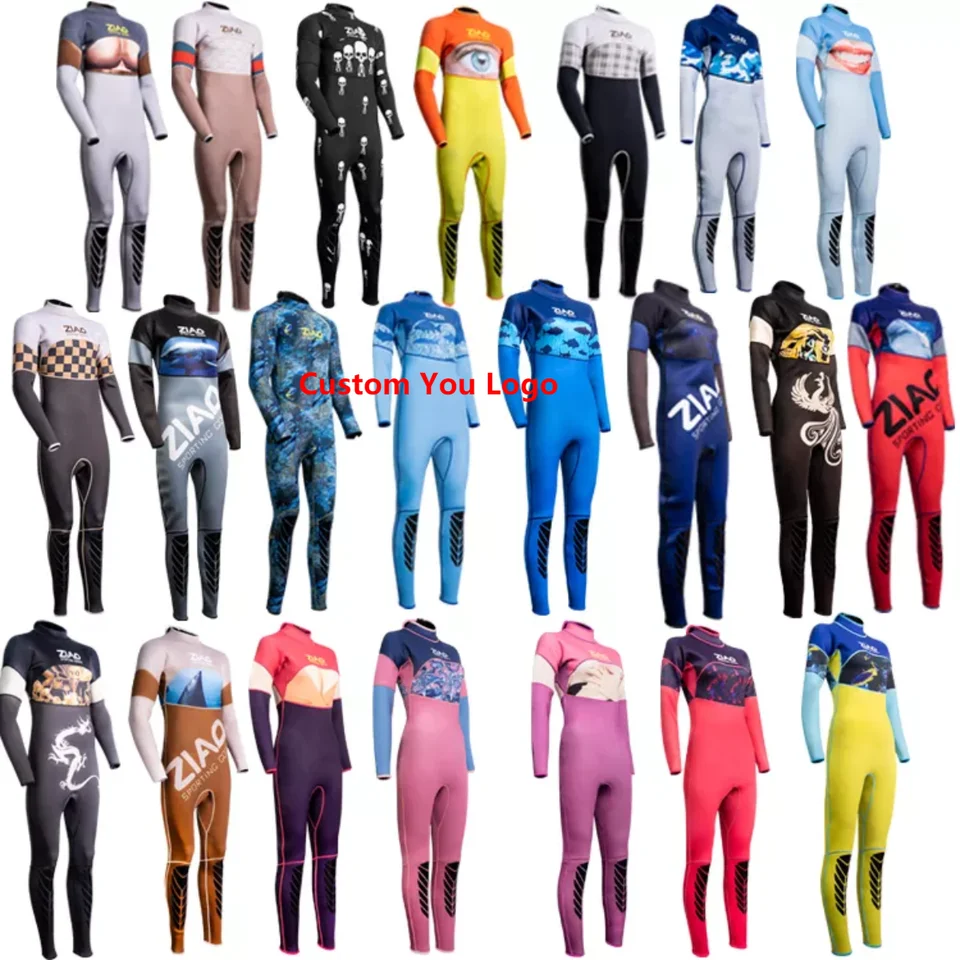 Wholesale OEM wetsuit warm waterproof long sleeve full body elastic neoprene wetsuit