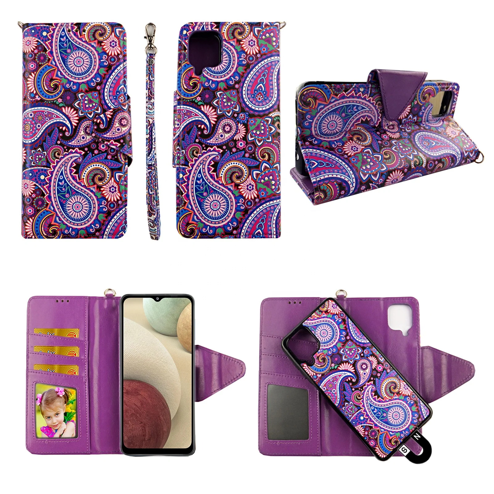 New Multifunction Card Slots Wallet Mobile Back Cover Phone Case Pu Leather Case For iPhone 13 13Pro 12 11 X XR 7 8