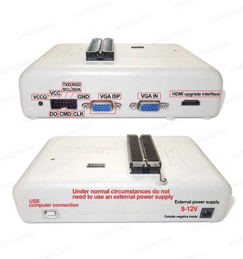 
 Оригинальные RT809H + 21 Адаптеры с кабелями EMMC-Nand FLASH чрезвычайно быстрый Универсальный программист  