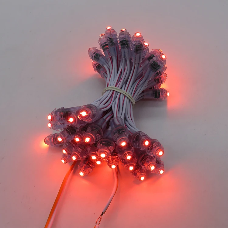 Outdoor Waterproof Advertisement 9mm Led Pixel Light 12v