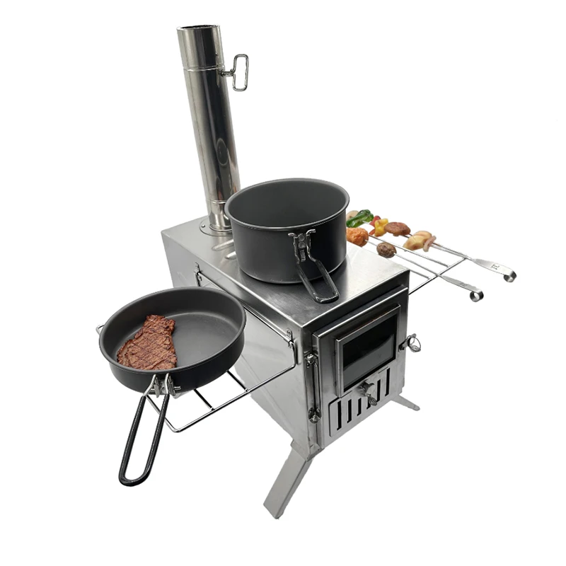 High Portable Foldable Metal BBQ Grill Galvanized with Adjustable Height and Easy Transport Works with Charcoal and Wood