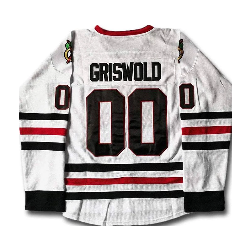 support develop new arrival Christmas Vacation Movie Hockey Jersey Stitched Men Clark Griswold #00 X-Mas Ice Hockey Jerseys