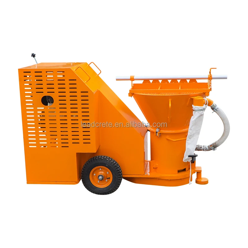 6m3h  refractory dry mix shotcrete machine for aluminum furnace linings