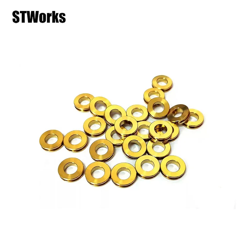 Gr5 titanium Motorcycle  Brake Calipers 5mm Spacers for Ducati Panigale 1199 1299 V4 Radial