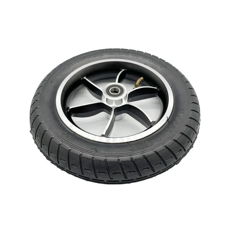 Rehabilitation Therapy Supplies 10 Inch Nylon Walker Wheelchair Wheels Pneumatic Wheel Plastic Wheelchair Accessory