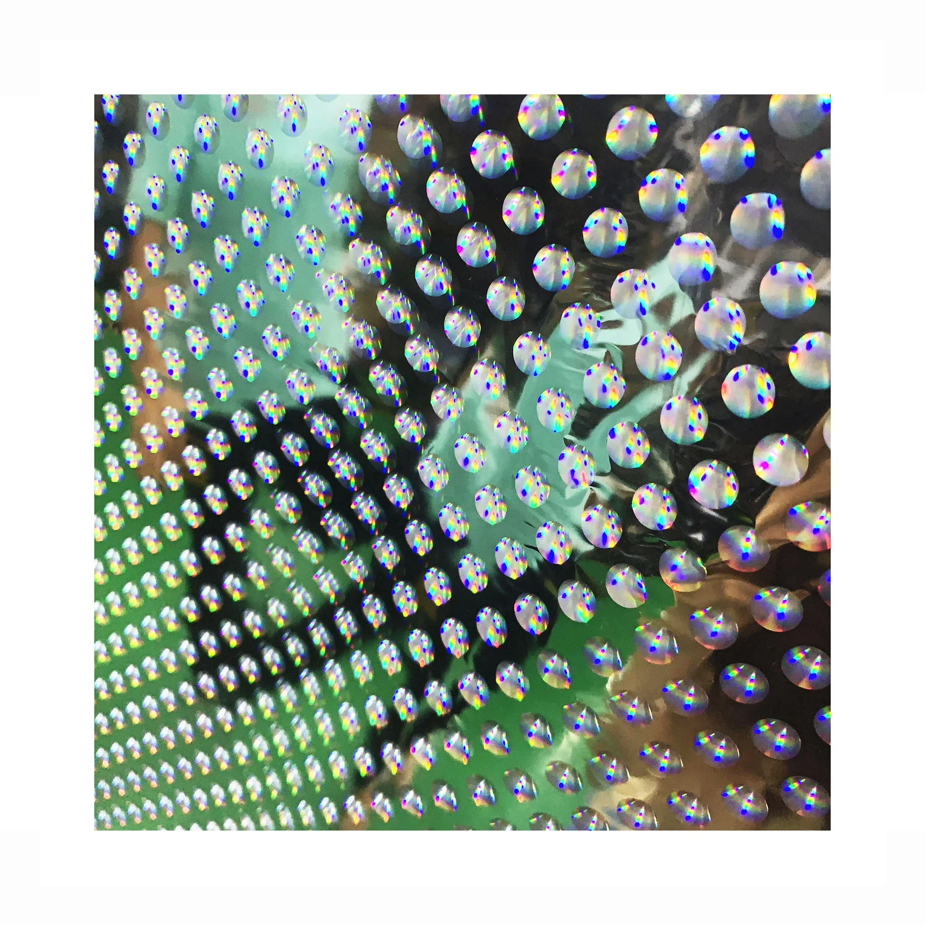 Toner foil Manufacturer Laser Printer Plastic 3D hologram Aluminum Metallized Transparent Overlay Holographic Heat Transfer Film