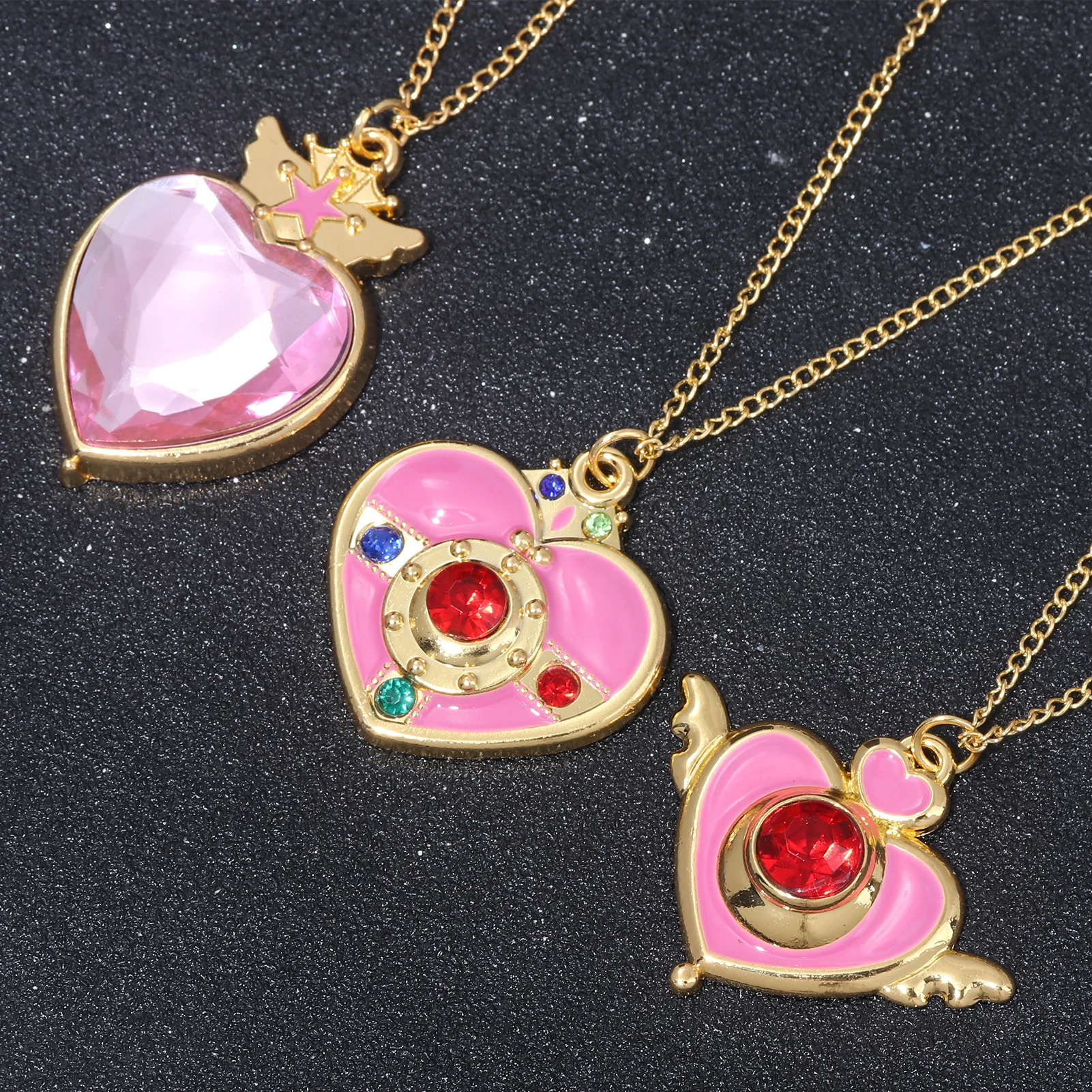Anime Sailor Moon Warrior Transformer Girls Pendant Cosplay Tsukino Usagi Jewelry Necklace